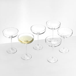 HARMONY Set 6 cupe șampanie, 240ml