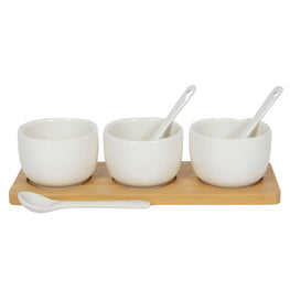 BAMBOO Set 7 piese servire aperitive