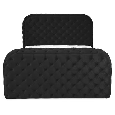 CLERMONT Pat tapițat, șemineu, spațiu TV, LED, somieră incluse