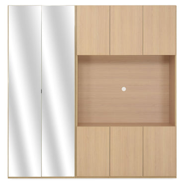 COMPACT Dressing 8 uși, spatiu TV