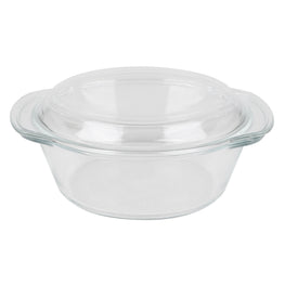 CHEF Tavă cuptor cu capac, sticlă borosilicată, 1L