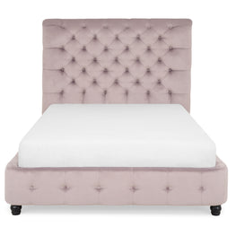 ATLAS Pat tapițat, 140x200, somieră inclusă