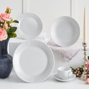 OLIOS Set veselă, porțelan, 20 piese