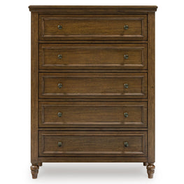 LAKEVIEW Comodă înaltă, 5 sertare