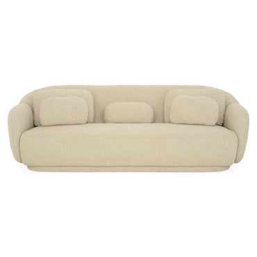 MORRIS Canapea 3 locuri, 5 perne decorative incluse, stofă