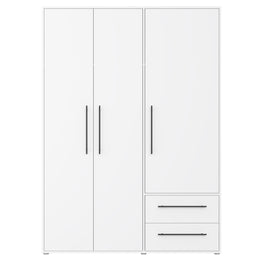 NATE Dulap 3 uși, 2 sertare