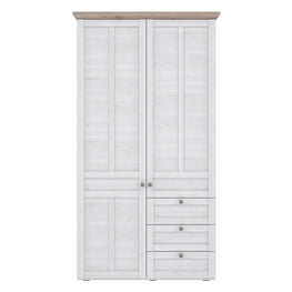 LYNELLE Dulap 2 uși, 3 sertare