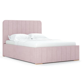 MODE CASMIR Pat copii 140x200, ladă depozitare, somieră inclusă