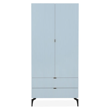 WAVE Dulap copii, 2 uși, 2 sertare