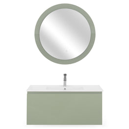 TURMALINA Set mobilier baie, mască lavoar, lavoar, oglindă