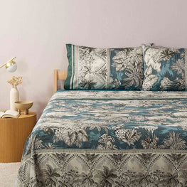 BOBOLI Set așternut 4 piese, 200x220cm