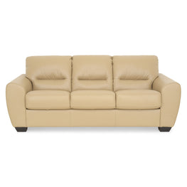 NAPOLI Canapea extensibilă, 3 locuri, piele