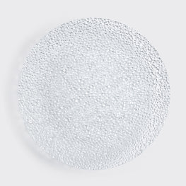 GLAMOUR Platou, sticlă, D.33cm