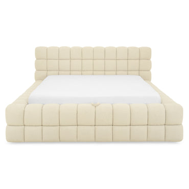 PIETRO Pat tapițat, 160x200cm, somieră rabatabilă și ladă incluse