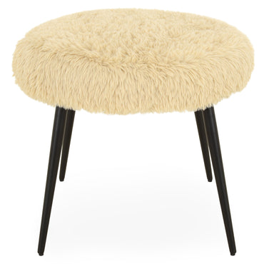 MERIBEL Taburet, imitație blană
