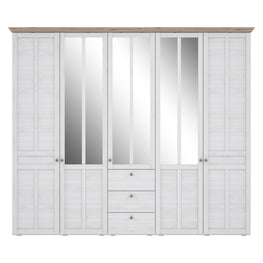 LYNELLE Dulap 5 uși, 3 sertare