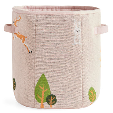 RABBIT Coș tricotat jucării, D.35cm