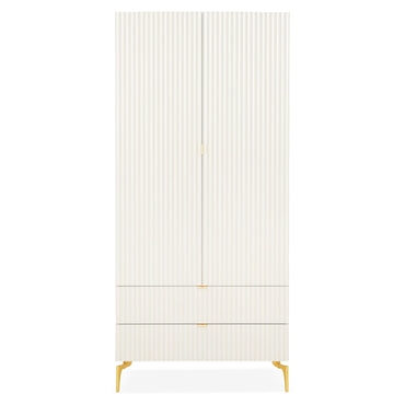 WAVE Dulap copii, 2 uși, 2 sertare