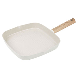 QUTTIN Tigaie grill, aluminiu, L.28cm