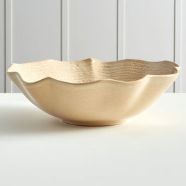 WOOD Bol, ceramică, D.39cm