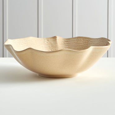 WOOD Bol, ceramică, D.39cm