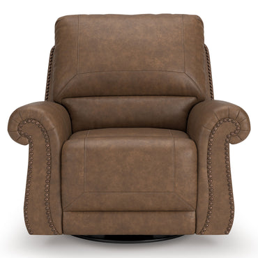 MATTHEW Fotoliu rotativ cu recliner manual, stofă