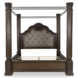 KENNEDY Pat king size cu baldachin, 194x204cm