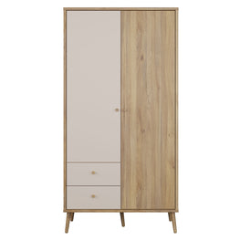 ANYA Dulap copii, 2 uși, 2 sertare