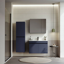 TIVOLI Set mobilier baie, mască lavoar, lavoar, oglindă, dulap