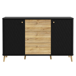 SANDBERG Bufet 2 uși, 3 sertare