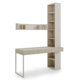 MODISPACE Ansamblu birou copii, etajeră și raft perete