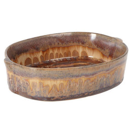 DARIYA Platou servire, porțelan, L.17cm