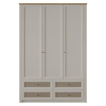 CORVEN Dulap copii, 3 uși, 4 sertare