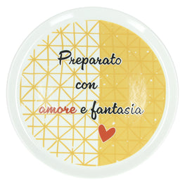 CINZIA Farfurie pizza, porțelan, D.33cm