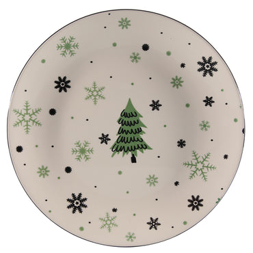 TREE Farfurie fel principal, ceramică, D.27cm