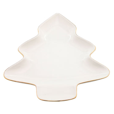 TREE Platou servire, ceramică, L.20cm