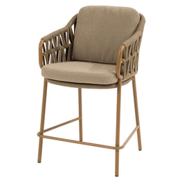 BIARRITZ Set mobilier terasă/grădină, 2 scaune bar