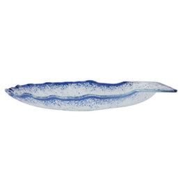 MURANO COBALTO Platou, sticlă, L.25cm