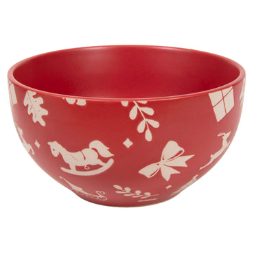 HOLLY FEST Bol individual, ceramică, D.14cm