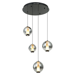 ENNOR Lustră 4x10W LED+4x3W LED