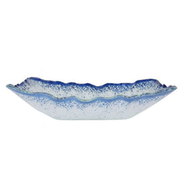 MURANO COBALTO Platou, sticlă, L.32cm