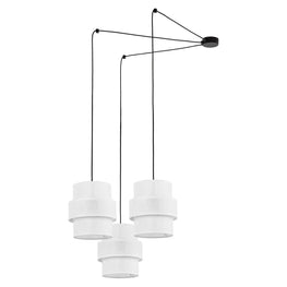 CALISTO WHITE Lustră 3x15W E27