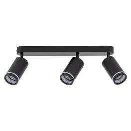JET BLACK Plafonieră 3x10W GU10