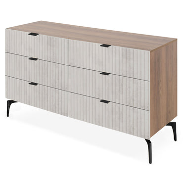 WAVE Comodă 6 sertare