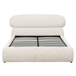 GRETA Pat tapițat, 160x200cm, somieră rabatabilă și ladă depozitare incluse
