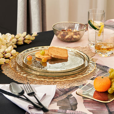 STEEP Farfurie, sticlă, D.24cm