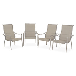 SYDNEY Set mobilier terasă/grădină, set 4 scaune