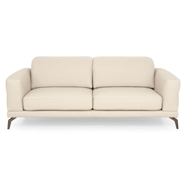 MELBOURNE Canapea, 3 locuri, mecanism șezut și tetiere, piele