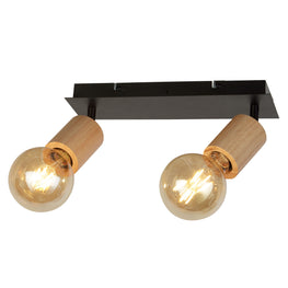 SPINNY Plafonieră 2x60W E27