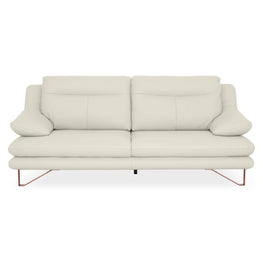 ADISA Canapea 3 locuri, mecanism spătar, piele